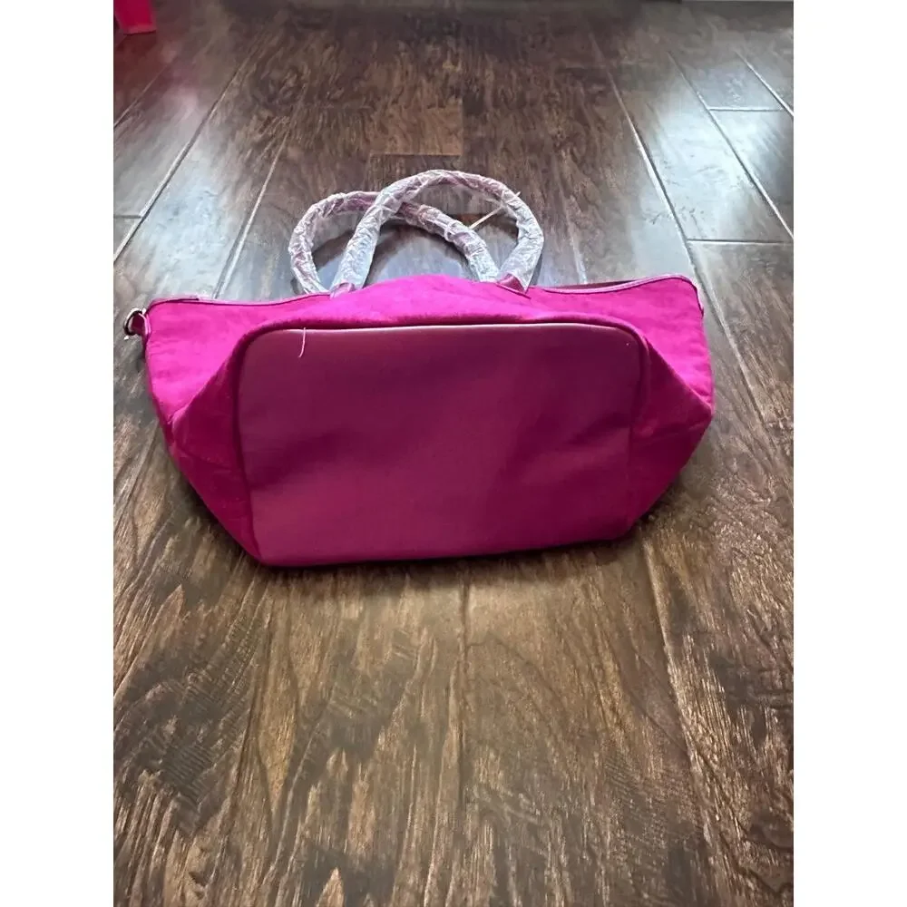 Pink Oversized Tote Bag - Casual Women’s Shoulder Bag